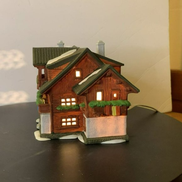 Dept 56 Besson Bierkeller Alpine Christmas Village Lighted Building - 1986 - Picture 7 of 12